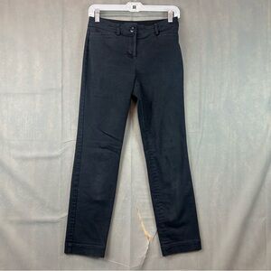 Express Stretch Mid Rise Straight Jeggings Womens Size 0R Black